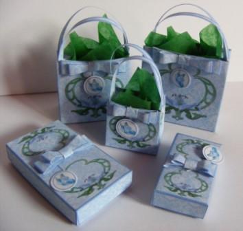 BLUE LILLY BOXES AND BAGS KIT